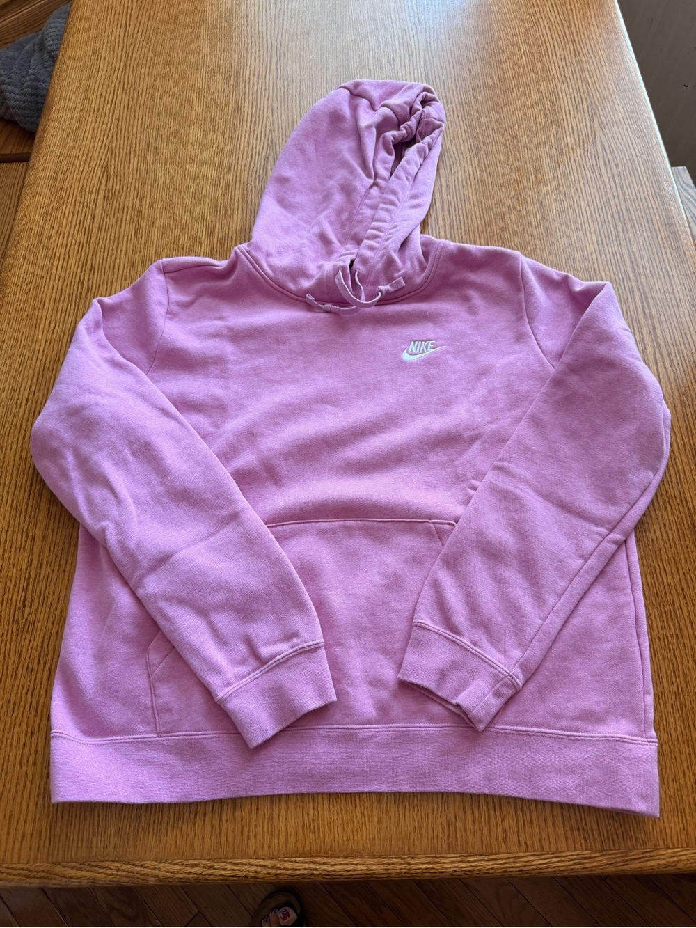 Nike Lavender Pink Hooded Pullover Sweatshirt